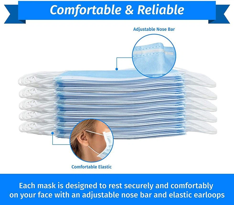 white disposable face mask
