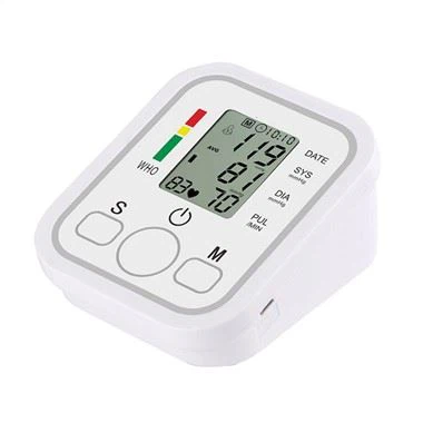 Monitor digital de frequência cardíaca e pressão arterial para uso hospitalar esfigmomanômetro tipo pulso